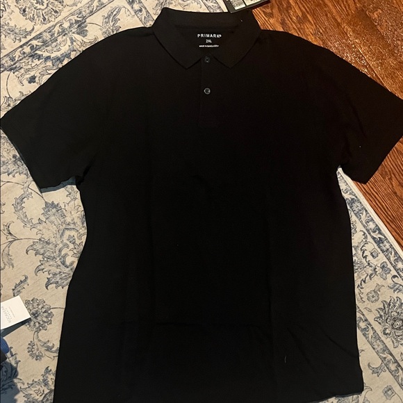 Primark Men's Classic Black Polo Shirt - Picture 1 of 2